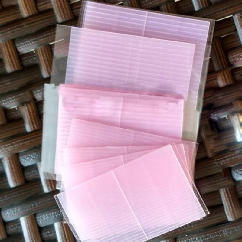 Shellhard 100pcs Invisible Fiber Double Eyelid Tape Side Transparent Adhesive Eyelid Tapes Stickers Cosmetic For Eyelid Tools
