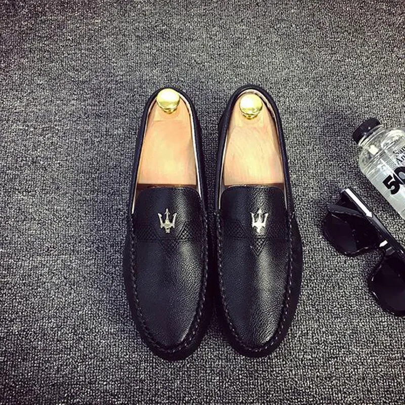 

Fashion Summer Style Soft Men Loafers High Quality Leather Moccasins Comfortable Man Slip-On Flats Casual Driving Shoe male M599