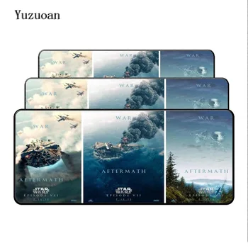 

Yuzuoan Star Wars 900x400mm Gaming Large Mouse Pad Mouse Pad Mat Cushion blocked Gaming Mousepad mouse mat For CS GO DOTA Games