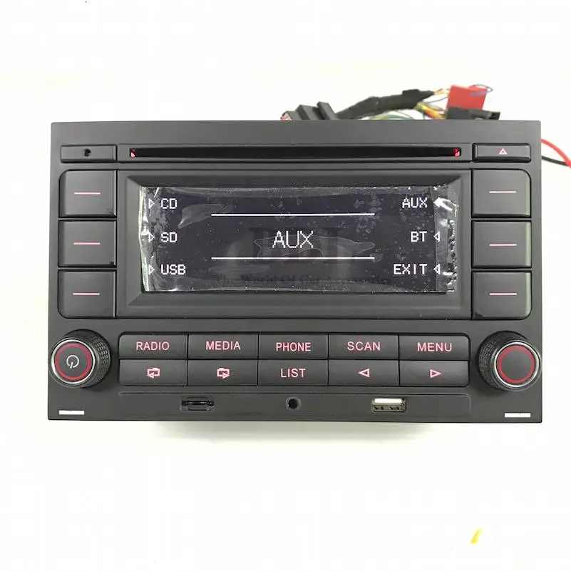 Автомобильный радиоприемник BODENLA RCN210 CD плеер USB MP3 AUX Bluetooth для VW Golf Jetta MK4 Passat B5 Polo