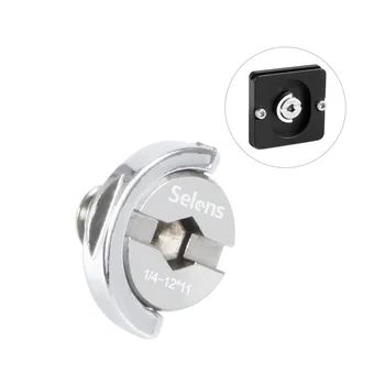 

5pcs/Lot 1/4" Stainless Stell D-Ring Screw for DSLR Camera Monopod Tripod Quick Release Plate Ball Head Baseplate