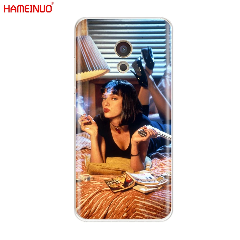 HAMEINUO Pulp нимация дымовой пистолет девушка Обложка для Meizu M6 M5 M5S M2 M3 M3S MX4 MX5 MX6 PRO 6 5 U10