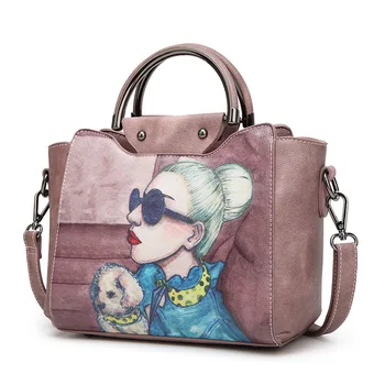 

Designer PU Leather Trapeze Women Shoulder Messenger Bags Small Mini Female Purse Handbags Lady Famous Brand Crossbody Packs