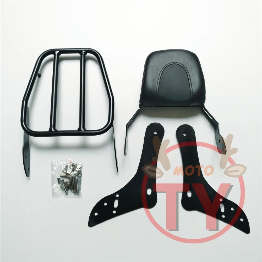 

Motorcycle For Kawasaki Vulcan 650 S EN650 S650 2015 2016 2017 VN650 Luggage Rack Backrest with Shelf Sissy Bar Cargo Pad