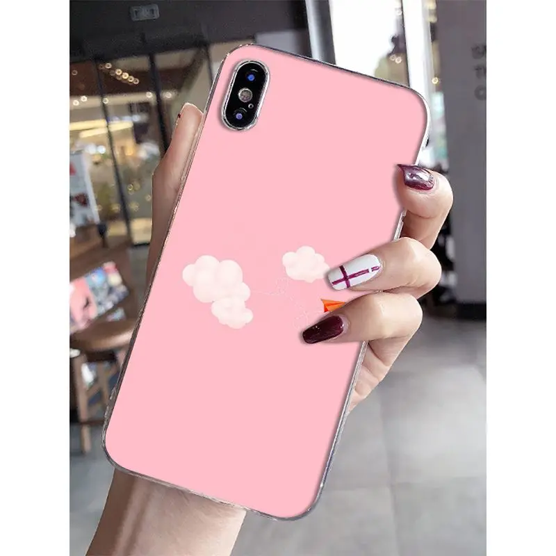 plain pink girl print