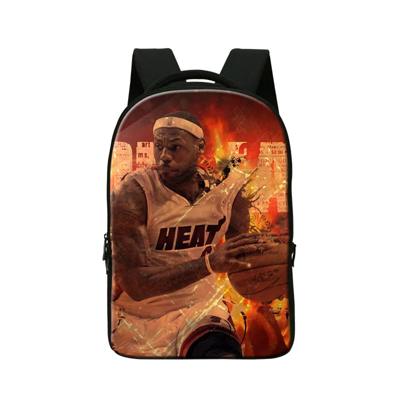 Cool Basketball Adult School Backpack For Sport Fans School Bags 3D