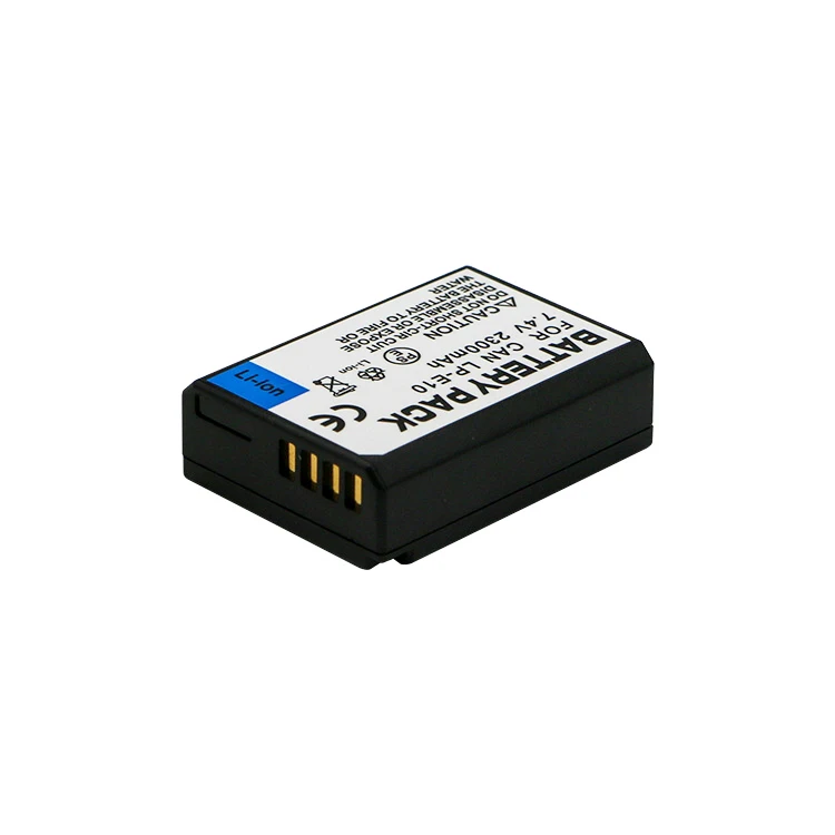 LP E10 2300mAh 7 4 V LPE10 Аккумулятор для цифровой камеры Canon EOS Rebel T3 T5 T6 1100D 1200D 1300D Kiss X50