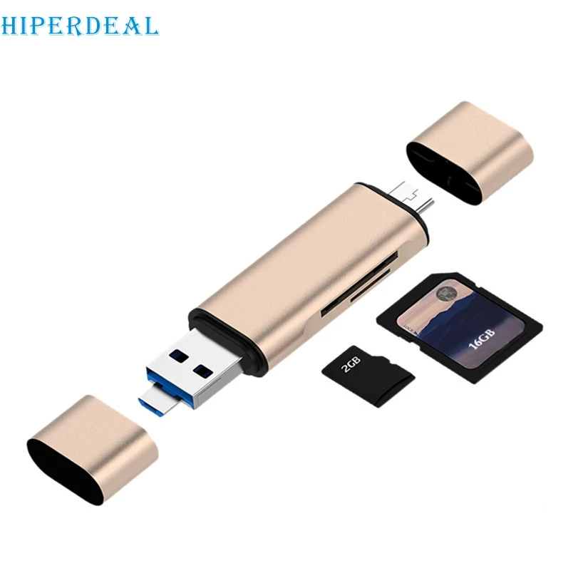 HIPERDEAL кард-ридер для iPhone iPad USB 2,0 OTG мини смарт-ридер карт памяти Micro SD TF адаптер для IOS Android# T