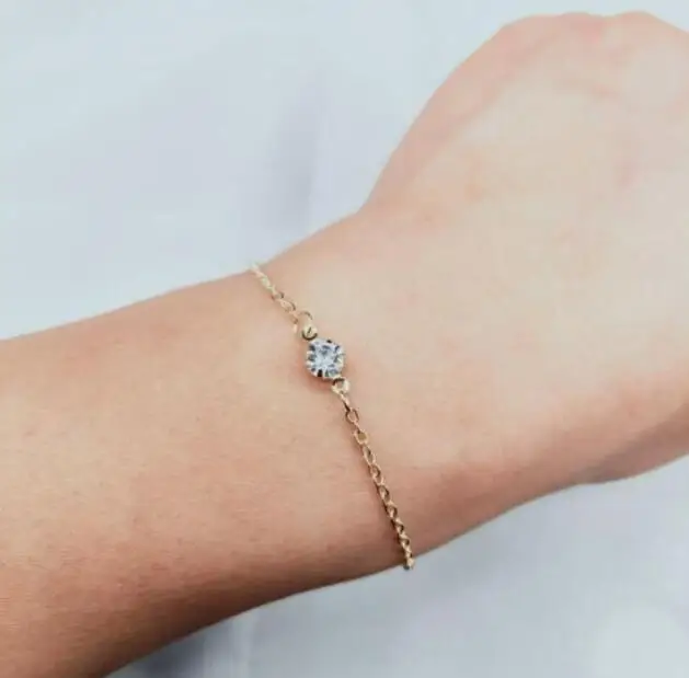 lx082 European Trendy Simple Crystal Alloy Bracelet Sweet Romantic Female Jewelry Accessories | Украшения и аксессуары