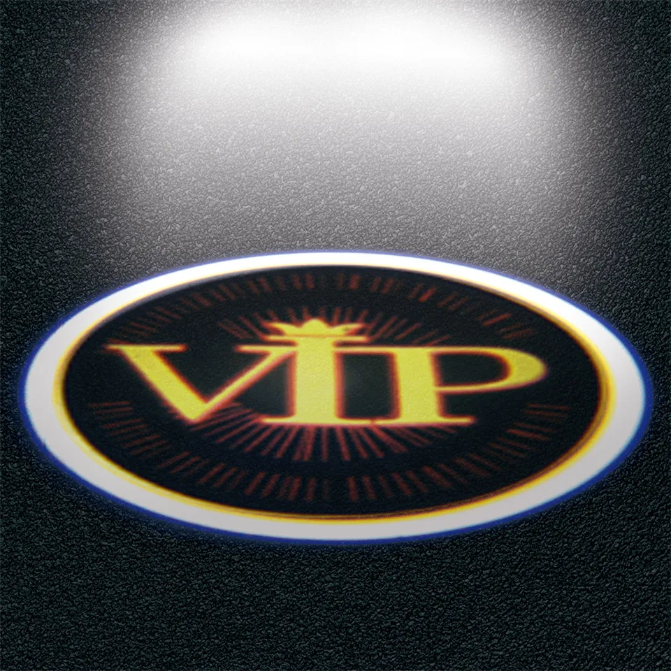 Wireless Car Logo LED Welcome Light For BMW AUDI VW Benz Ford Projector Light Halloween Decoration Car Styling Door Light (6)