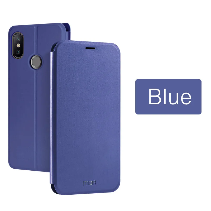 

Mi Max 3 Flip Case Mofi For Xiaomi Mi Max 3 Case Stand Cover For Xiaomi Mi Max3 Book Style Pu Leather Pure Soild Colour Black