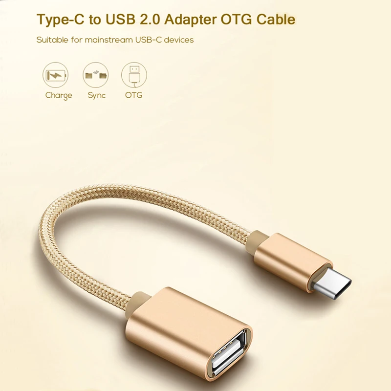 Адаптер для кабеля USB 2 0 OTG Android Samsung S8 Huawei Mate 9 Type C otg адаптер Macbook Xiaomi 6 | Компьютеры и