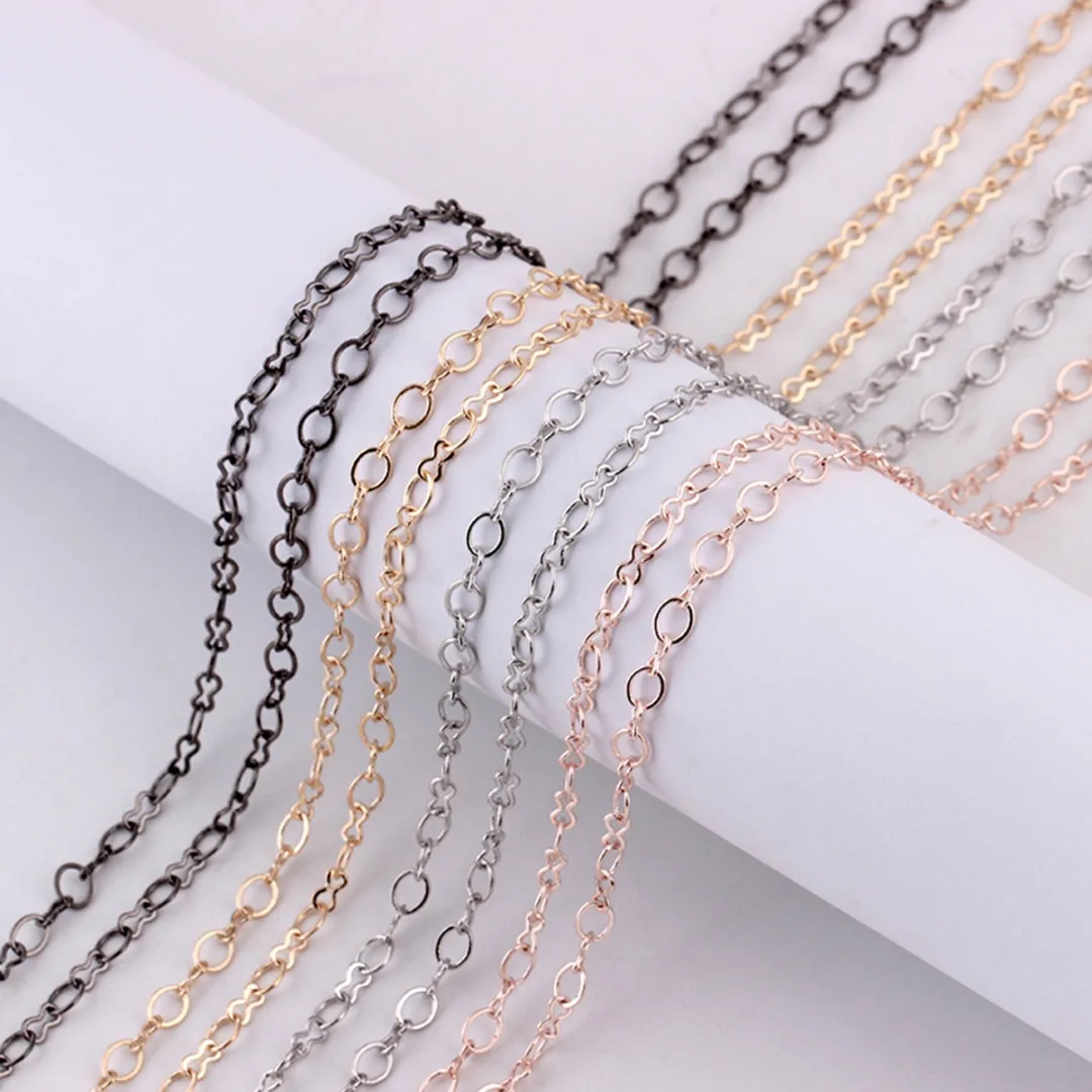 Men's Hiphop Chain Fashion DIY Jewelry Accessories Chic 60cm Long Silver/Gold Color  Box Chain Necklace Bijoux Femme