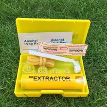 Экстрактор веномов вакуумный Детокс насос Открытый аварийный змея укусы насекомых аптечка диких венозных укусов пчелы спасательные