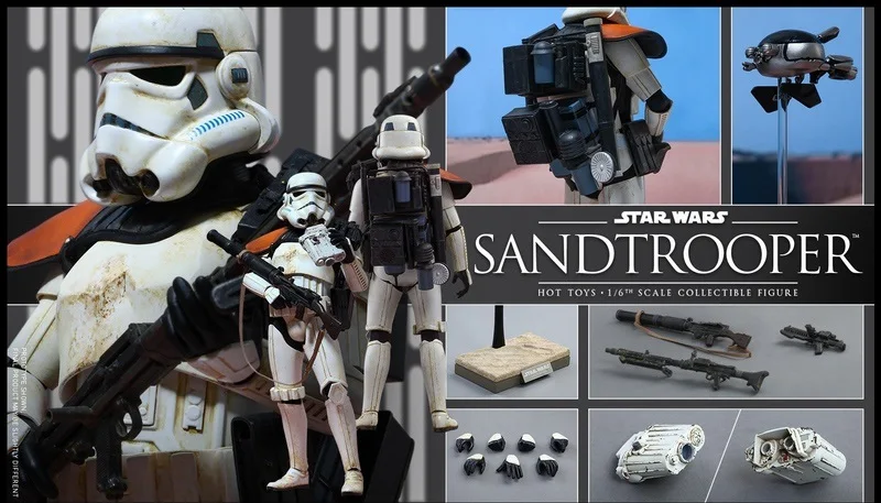 

HT MMS295 Star Wars Episode IV A New Hope 1/6th Scale Sandtrooper 12" Collectible Action Figure