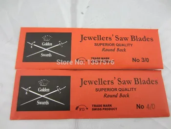 

Free Shipping!!! 3# Double Sword saw blade, Diamond Tool Length 130 mm 144 pcs/bag jewelry gold silver jade cutting wire needle