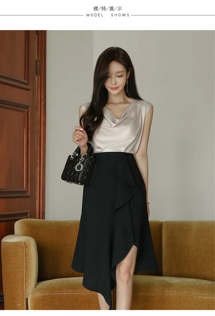 black occasion skirt