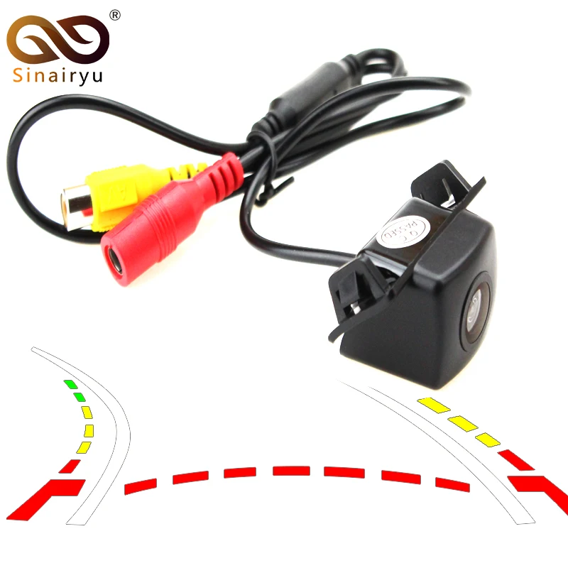 

Sinairyu 2019 Car Dynamic Trajectory Reverse Backup Rear View Camera For Toyota Camry Prius Vehicle Tracks Line Parking Camera