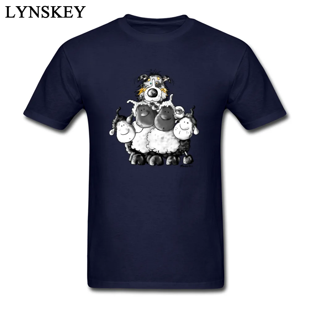 Australian Shepherd and sheep - Dog_navy