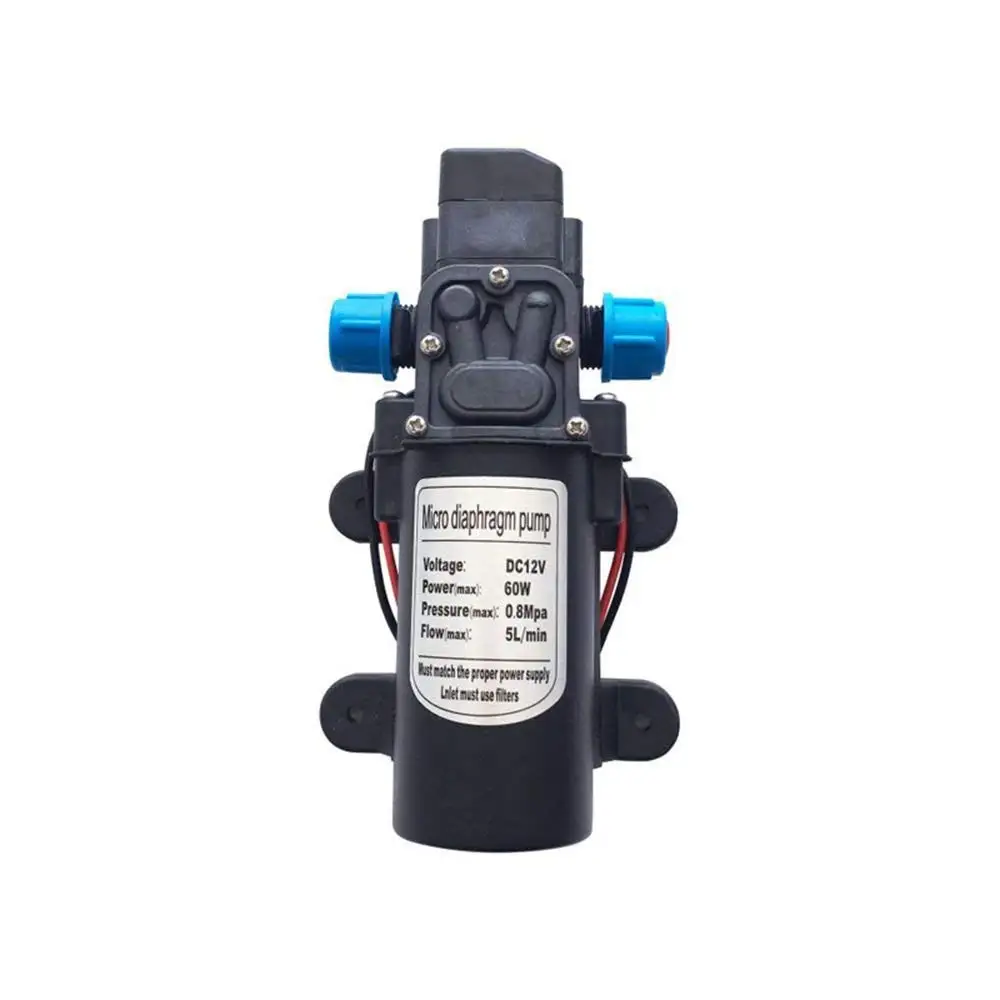 

1PCS DC12V 60W Micro Electric Diaphragm Water Pump 5L/Min High Pressure Self Priming Pump for Car Washing Water Diaphragm Pump