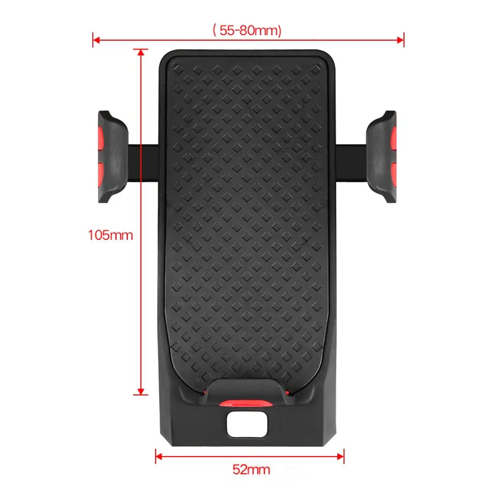 Perfect Multi-functional Bicycle Light Mobile Phone Holder Riding Headlight Horn 2000mAh Charging Fixed Holder Cycling Mount Bracket 25