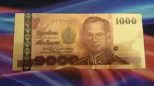 10 sztuk 24 K kolorowe tajlandia 1000 bahtów złoty banknot Sammlerstuck Geschenkidee
