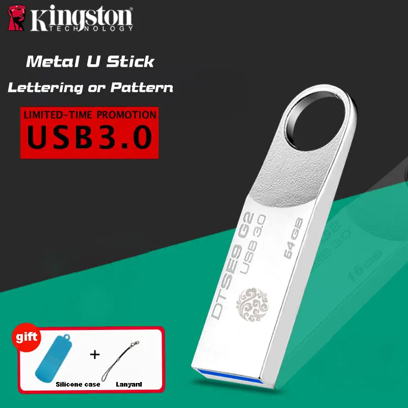 Kingston USB Flash Drive 3 0 64gb Pendrive Usb 3 0 High Speed Flash Drive Customized