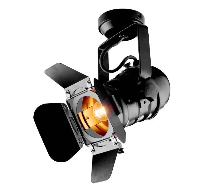 Черный E27 светодиодный настенный светильник металлический Железный Ретро E27 промышленный винтажный настенный светильник
