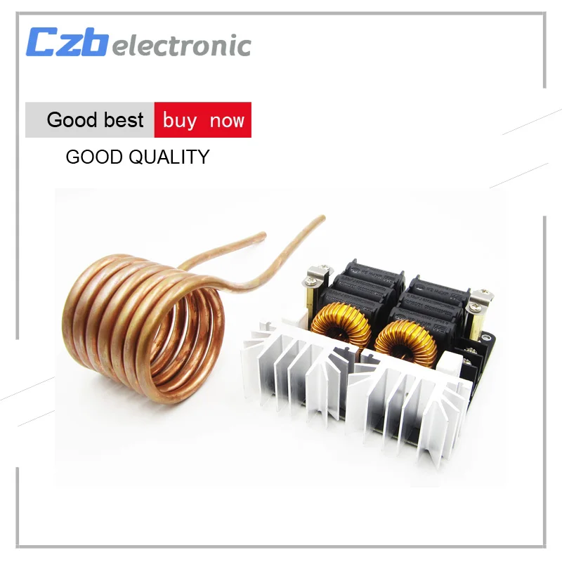 

ZVS 20A 1000W Low Voltage Induction Heating Board Module Flyback Driver Heater
