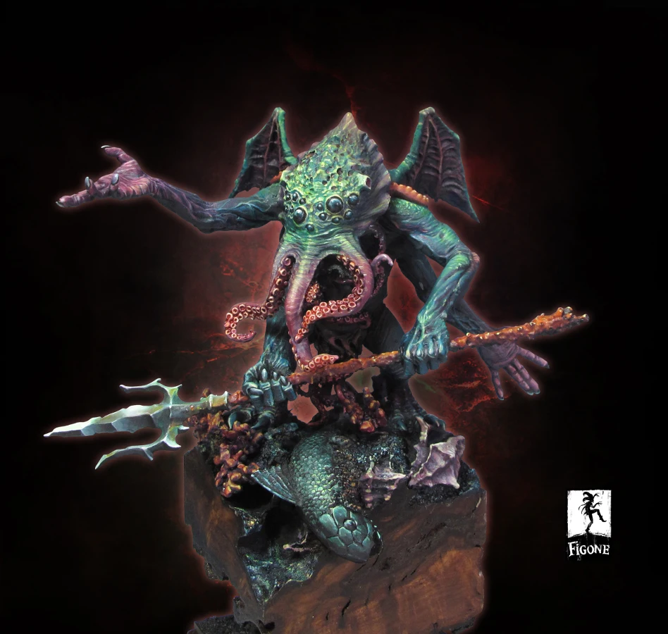 [Loong Way миниатюры] Figone Cthulhu Le Dornier de R Lyeh (не inculd основание) полимерная