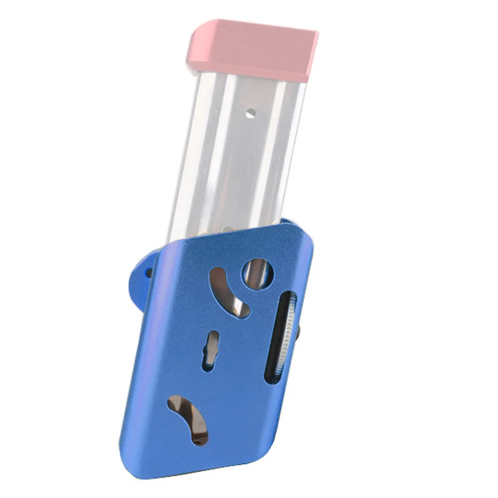 IPSC Aluminium Magazine Pouch CNC-B Holster Airsoft 360 Degrees Rotate For Glock Blue BD6280B | Спорт и развлечения