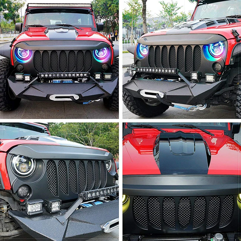 wrangler grille cover