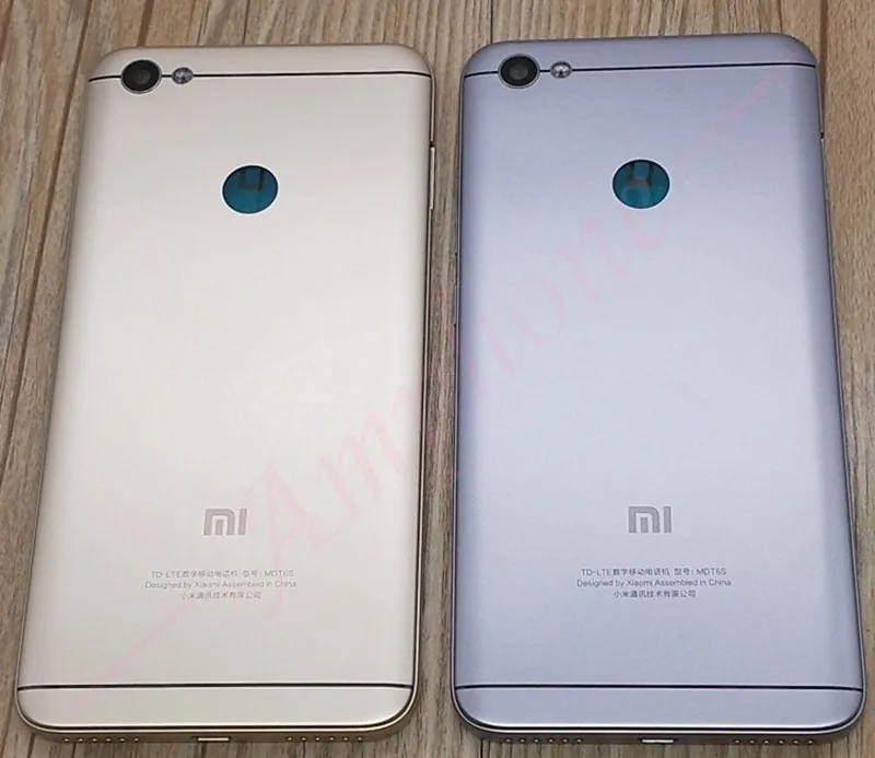 

New Spare Parts For Xiaomi Redmi Note 5A Pro Back Battery Cover Door Housing + Side Buttons + Camera Flash Lens Replacement