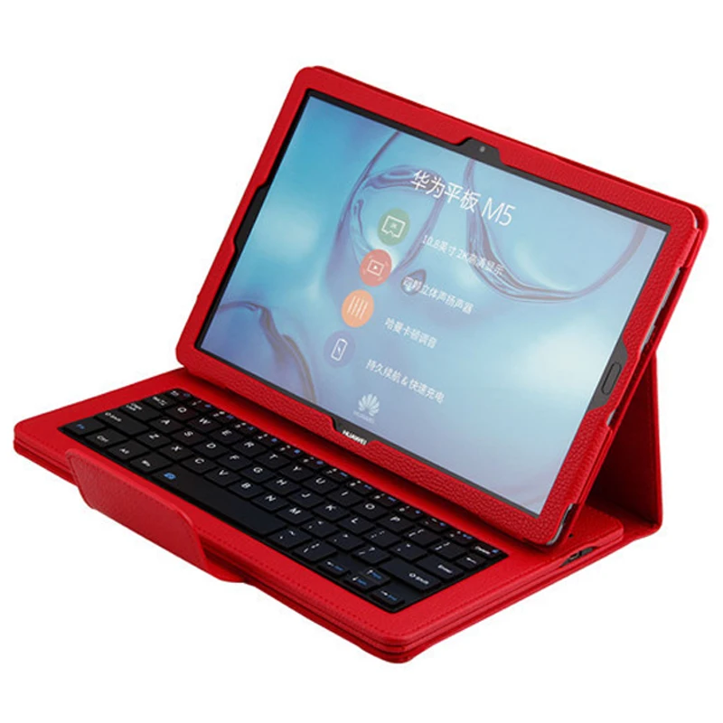 Чехол для Huawei MediaPad M5 10 8 CMR W09 AL09/Pro W19 Беспроводная Bluetooth Съемная клавиатура кожаный