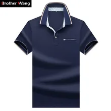 Высококачественная брендовая рубашка поло, лето, новая деловая Повседневная однотонная Свободная рубашка поло с несколькими карманами, короткий рукав