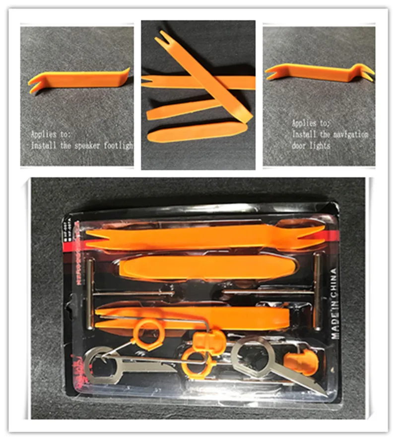 SMART SHELBY 12 Professional Pry Tool Kit Set Interior Trim Panel Removal Tool