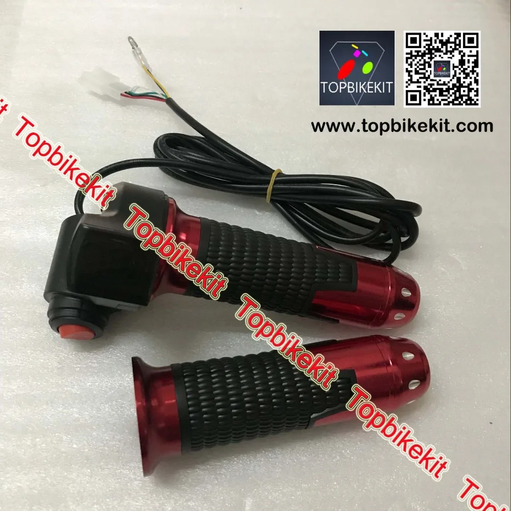 24V36V48V60V72Twist Grips Throttle Handlebars LED Display with Power Switch  (6)