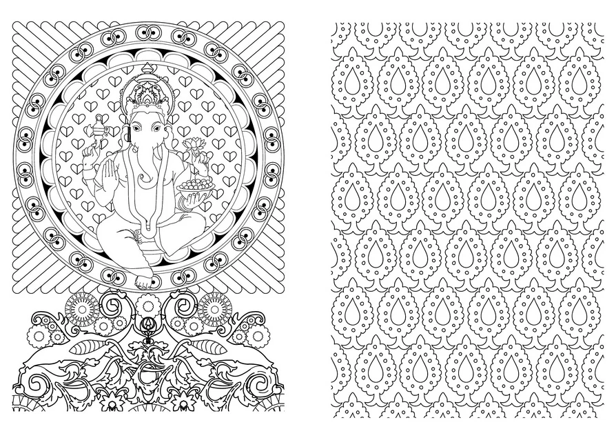 Art Therapie Mandala Coloring Book For Adults Relieve Stress Picture Painting Drawing Relax Colouring Books Creative Gifts In From Office School