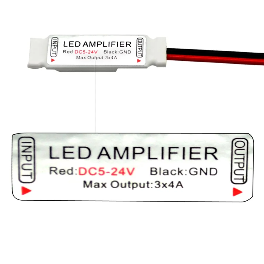 5 шт. мини RGB/светодиодный Усилитель RGBW контроллер управления DC5-24V общий анод управления для 5050 RGB/RGBW светодиодные ленты