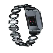 Роскошный аксессуар из нержавеющей стали ремешок для часов металлический ремешок для Fitbit Ionic Прямая nov6