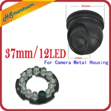 37 мм 12 Светодиодный 90 градусов Инфракрасный светодиодный светильник CCTV камера MTV плата объектив лампа ночного видения CCTV заполняющий светильник