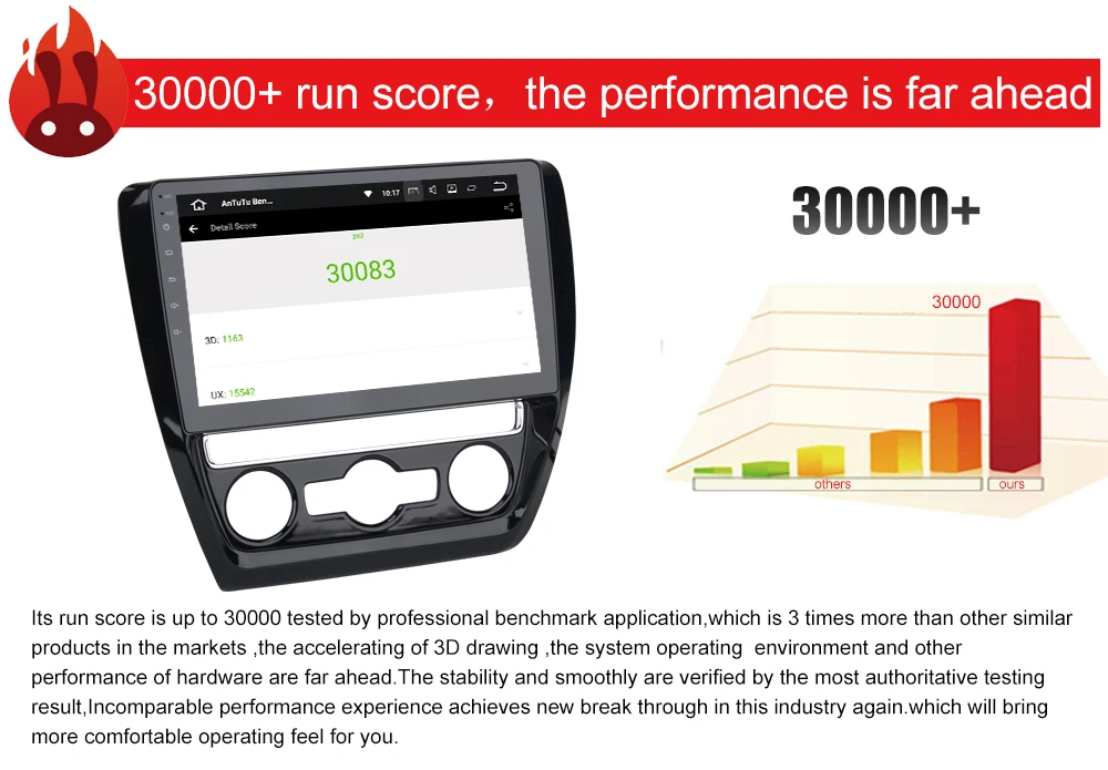 Top Dasaita 10.2" Android 8.1 Car GPS Player Navi for VW Jetta 2011-2015 with 2G+16G Quad Core Stereo Radio Multimedia No DVD 12