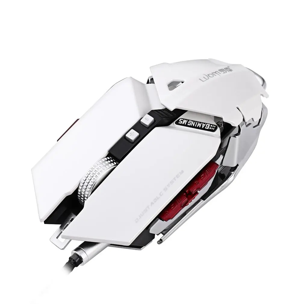 

Professional G50 Full Speed Photoelectric braided Wired Gaming Mouse 10 Buttons With 4000DPI For PC Computer