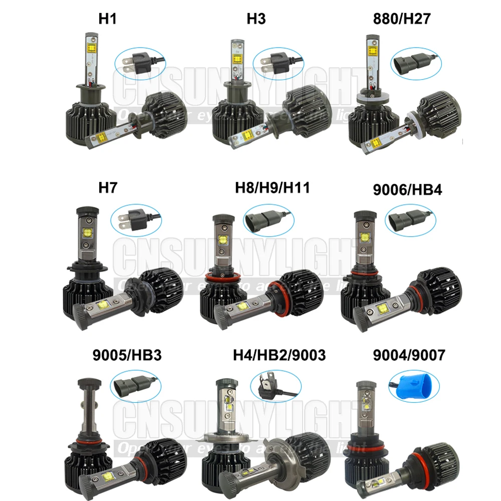 H7 светодиодный фонарь для автомобильных фар H11 H8 9005 HB3 9006 HB4 60 Вт лм Автомобильная передняя лампа Автомобильные фары источники освещения
