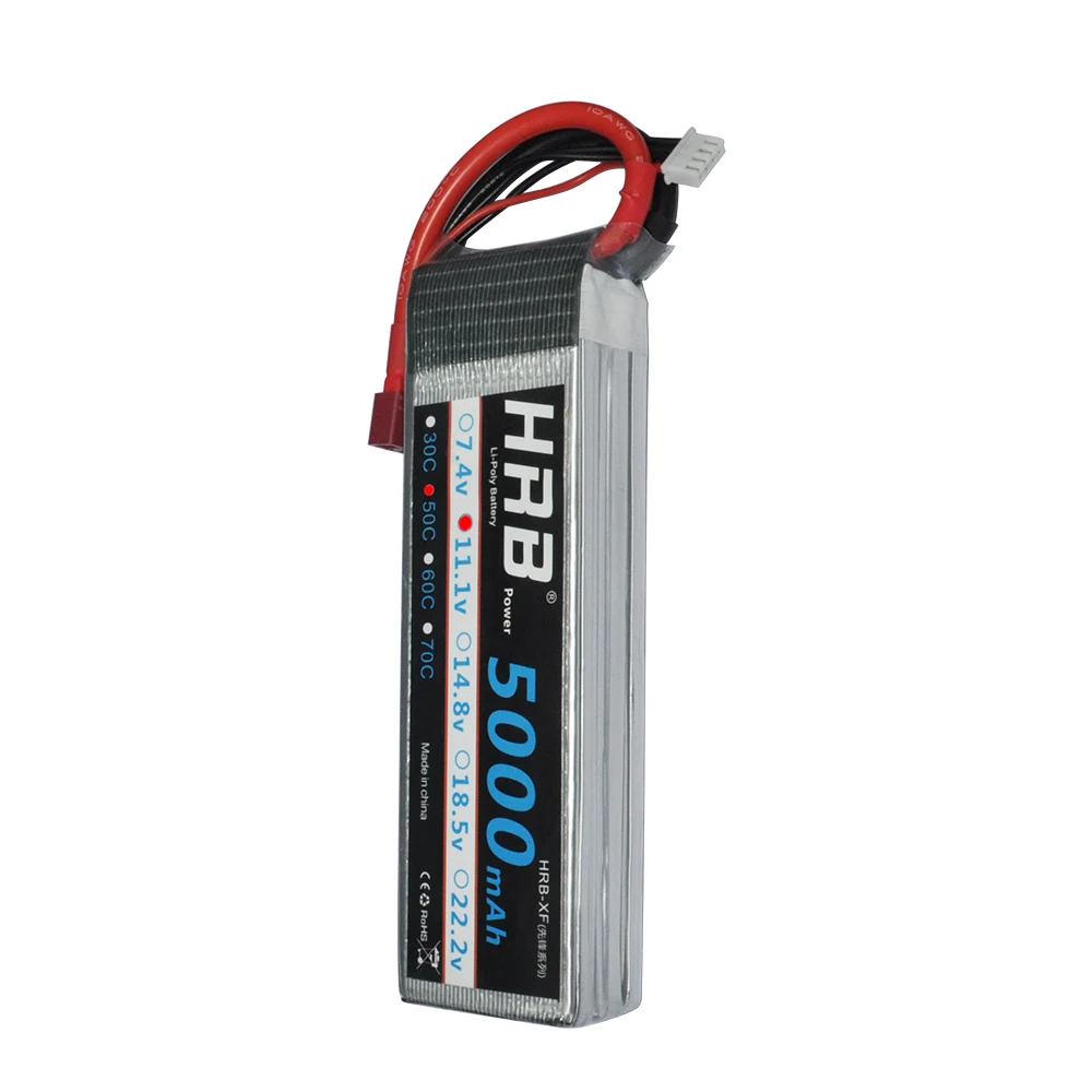 

2017 DXF Good Quality HRB RC Battery 11.1V 5000mAh 50C-100C 3S Lipo Battery For RC Helicopters Airplane Car Drone Free shipping