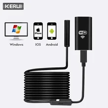 KERUI Wireless Mini Waterproof 1M 2M 5M WiFi HD 720P 8mm USB Endoscope Borescope Inspection Camera for IOS iPhone Android Phone