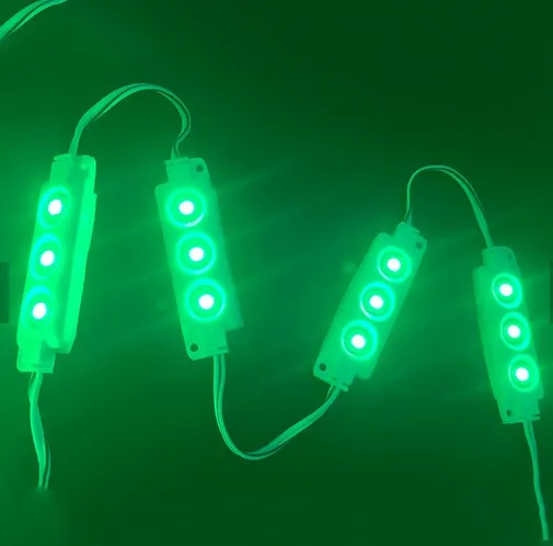 Впрыска ABS пластик 3 штуки 5050 SMD светодиодный модуль светильник светодиодный светильник 3M клейкая задняя панель Высокая яркость IP65 водонепроницаемая гирлянда