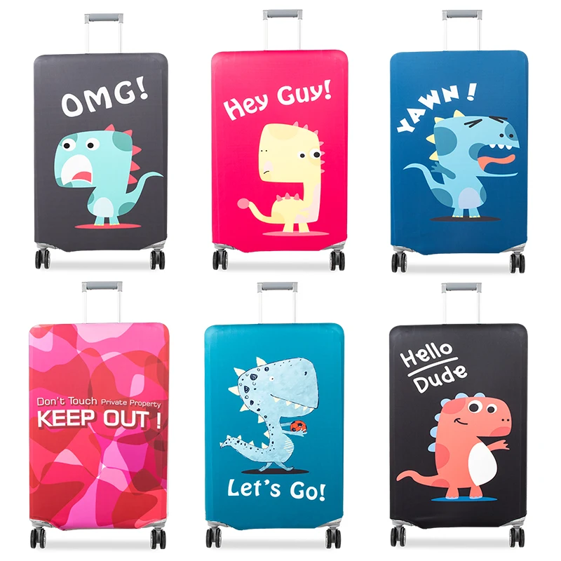JULY'S SONG Elastic Travel Suitcase Cover Thicken Protection Suitcase Case Cover Dust-proof Luggage Cover For Case Suitcase JULY'S SONG Elastic Travel Suitcase Cover Thicken Protection Suitcase Case Cover Dust-proof Luggage Cover For Case Suitcase