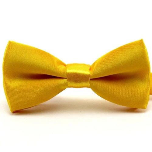 Детские галстуки-бабочки для маленьких мальчиков, вечерние детские галстуки-бабочки на свадьбу - Цвет: Yellow