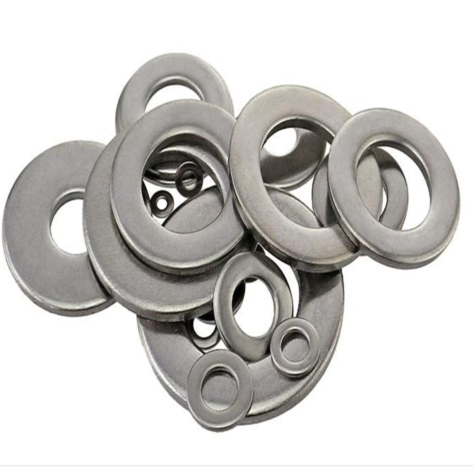 

DIN125 Flat Washer Stainless Steel M1.6 M2 M2.5 M3 M4 M5M6M8M10M12M14M16M18M20